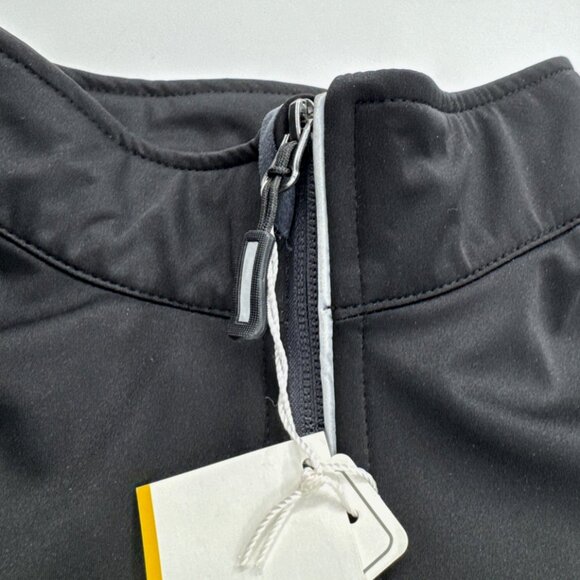 Hard Rock Cafe Biloxi Tech Jacket Mens Medium Black Performance Stretch Zip NEW - Picture 13 of 14